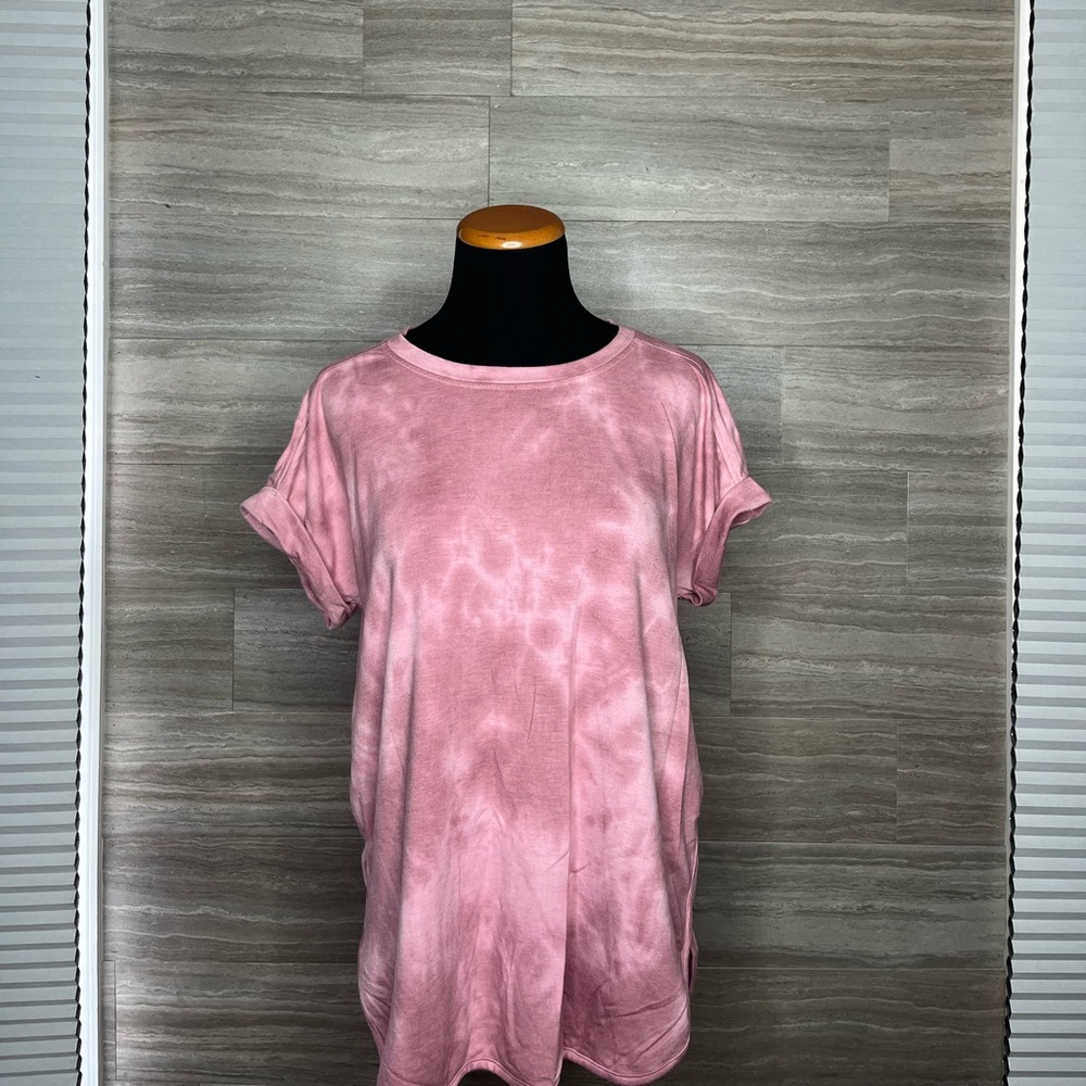 Pink Tie-Dye Women's Top